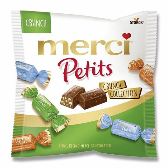 Cukríky Merci 125g Crunch.col.