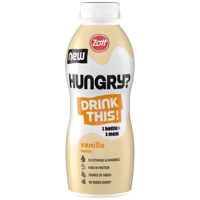 Drink Hungry 500ml vanil.Zott