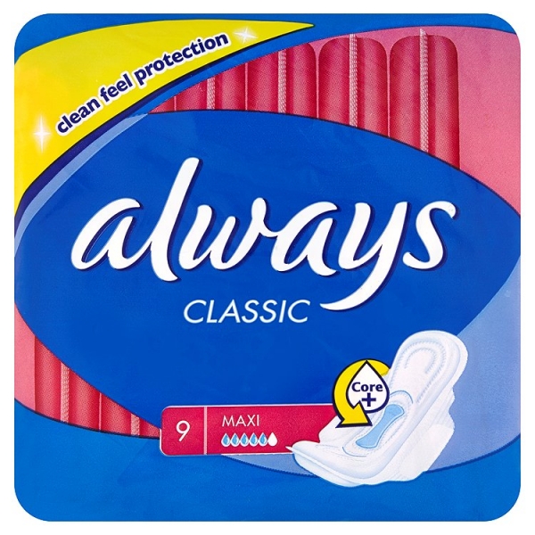 Vložky Always maxi 9ks