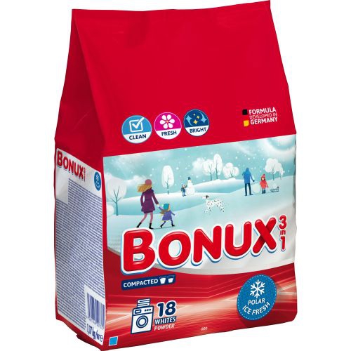 Bonux 1,17kg 18PDpolar icefresh 3v1 whites