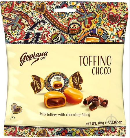 Cukríky Toffino choco 80g