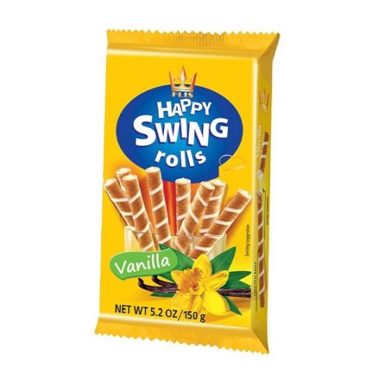 Trubičky Happy Swing 150g vanilka