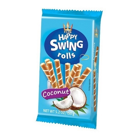 Trubičky Happy Swing 150g kokos