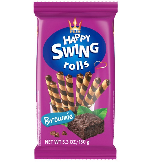 Trubičky Happy Swing 150g brownie