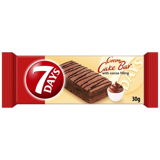 7Days Cake Bar kakao s polevou 32g