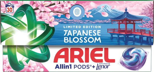 Ariel gel tablety 30ks japanes blossom