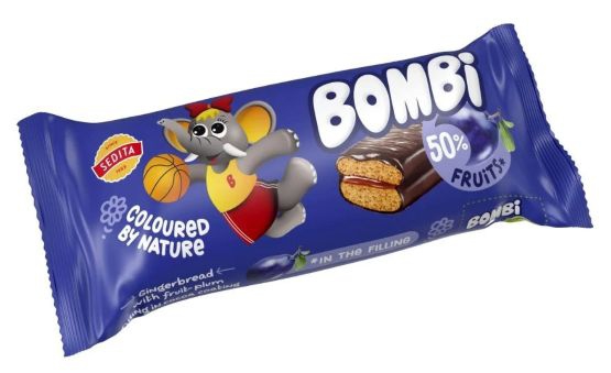 Perník Bombi 50g slivkový