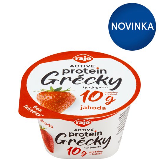 Jog.Grécky 150g prot.jahoda bez.lakt.