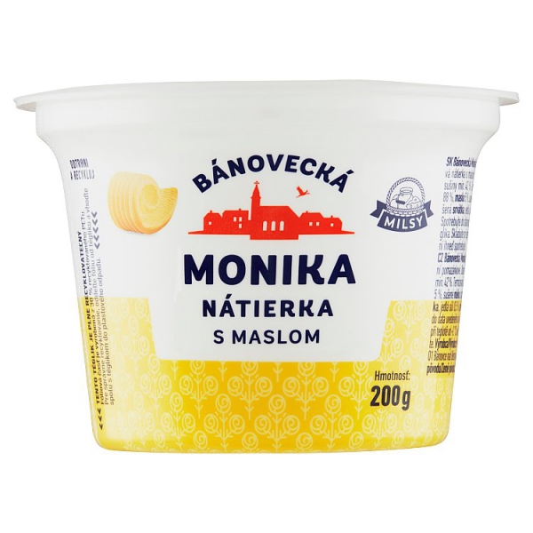 Nátierka Monika 200g s maslom