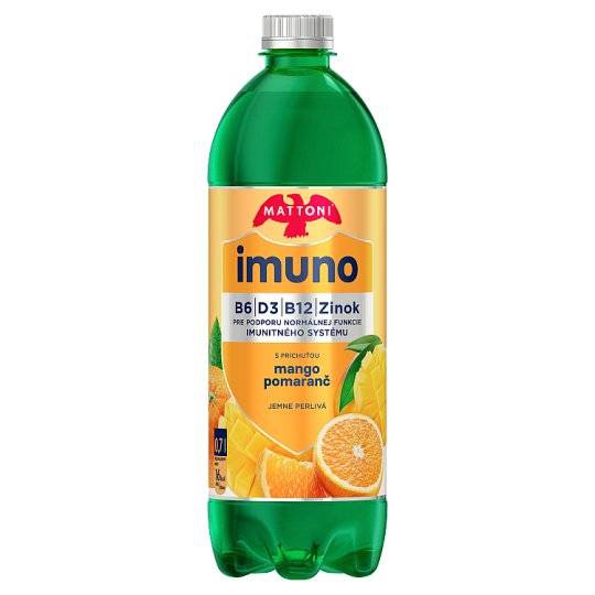 Minerálka Mattoni Imuno 0,7L mango pomaranč PET