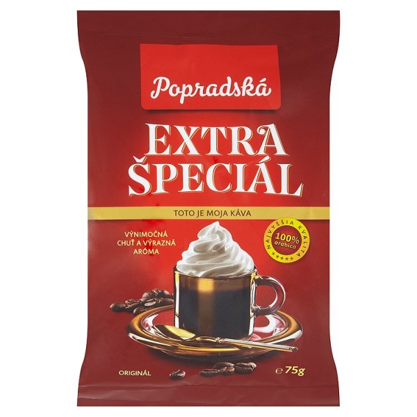 Káva EŠ 75g mletá Poprad§*