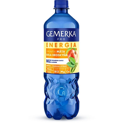 Minerálka Gemerka Energia 0,75L biela bosk.mätaPET