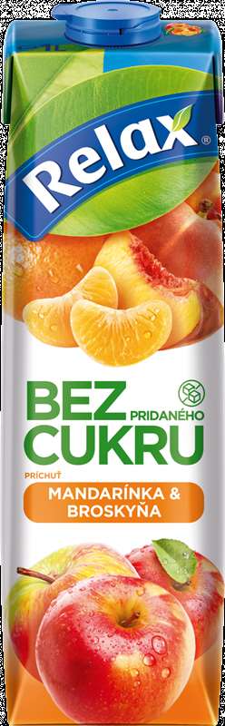 Džús Relax 1L jablko manarinka broskyňa