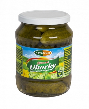 Uhorky 5-8cm 660g Novofruct