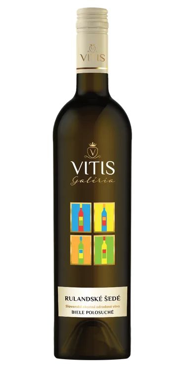 Víno Rulandské šedé 0,75L Vitis polosuché