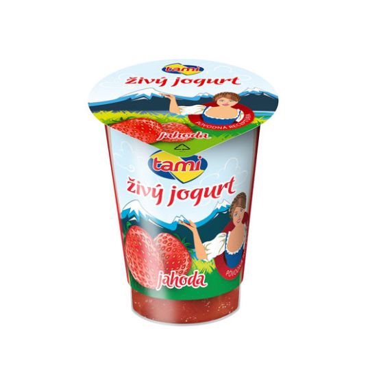 Jog.Tami živý 180g jahoda