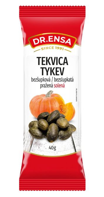 Tekvicové jadrá pražené lúpané solené 40g Dr.Ensa