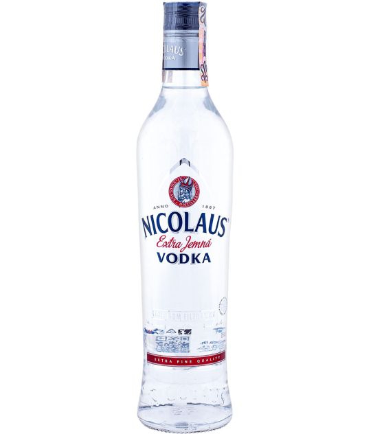 Vodka extra jemná 37,5% 0,5LSt.Nicolaus