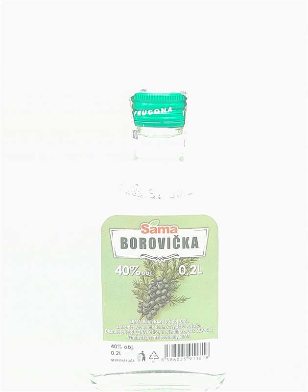 Borovička Sama 40% 0,2L