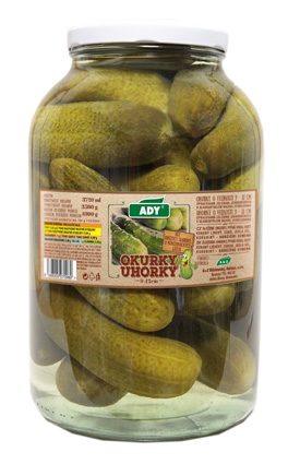 Uhorky 9-12cm 3500g ADYPP 1800G