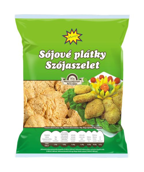 Sójové plátky 80g Mánya