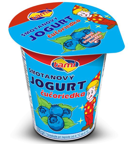 Jogurt Tami smotanový 150g čučoriedka