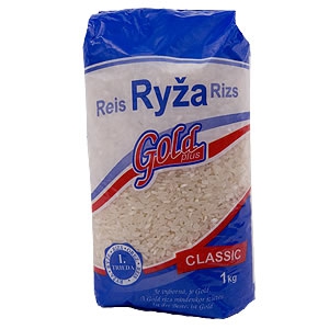 Ryža guľatozrnná 1kg Gold