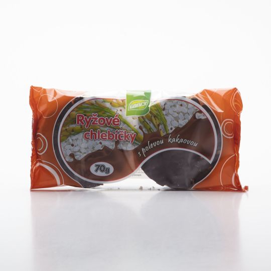 Chlieb cel.ryž.s čok.70g