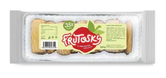 Sušienky Frutosky 240g marhuľová náplň