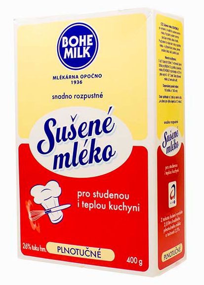 Mlieko sušené 26% 400g