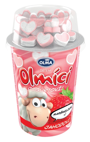 Jogurt Olmíci marshmalow.111g jahoda