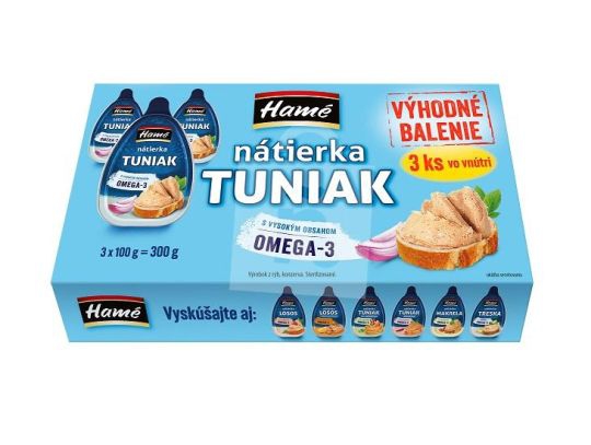 Pašt.Tuniak 3x100g AL Hamé