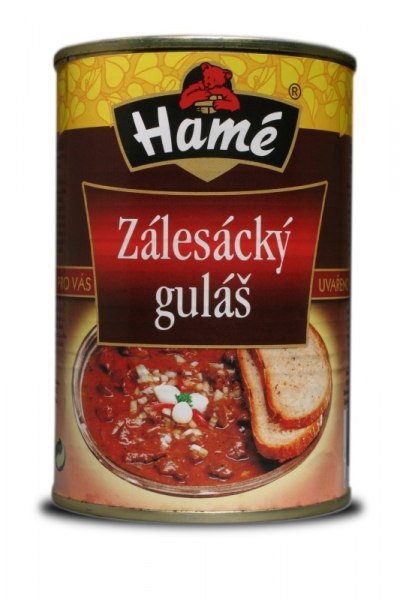 Zálesácky guláš 415g Hamé Zálesácky guláš 415g Hamé