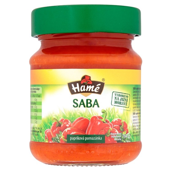 Pomaz.Papriková SABA 160g*