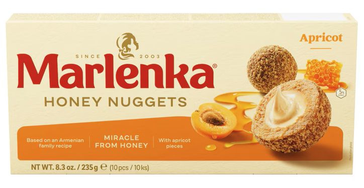 Marlenka guľky 235g medové