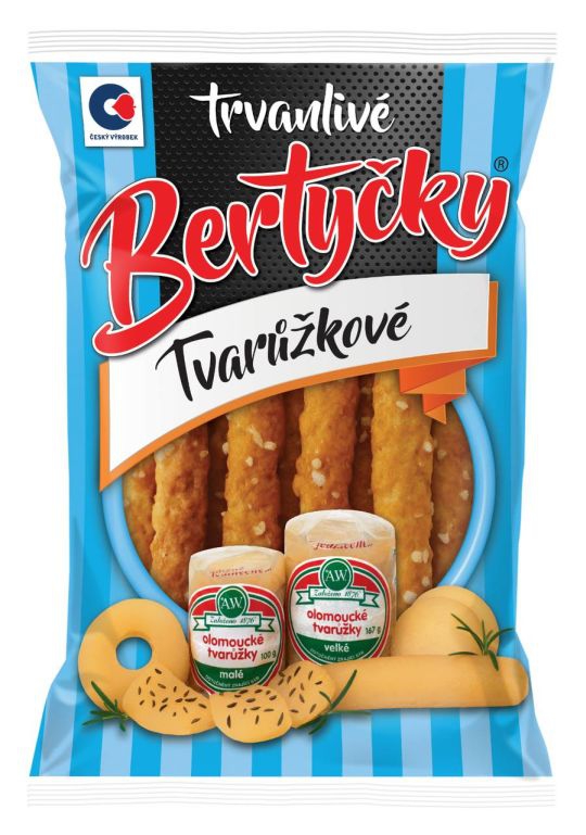 Tyčinky Bertyčky 90g tvarôžkové