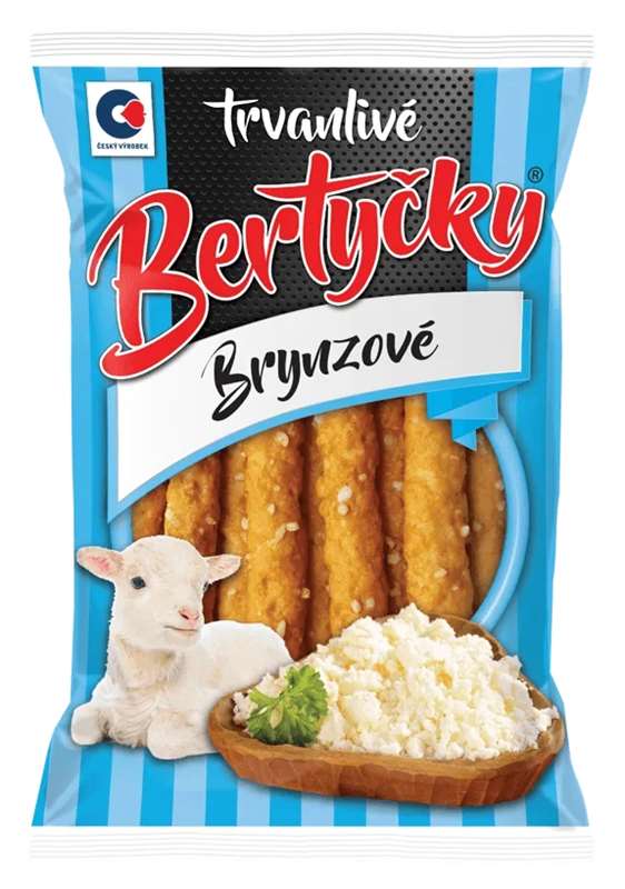 Tyčinky Bertyčky 90g bryndzové