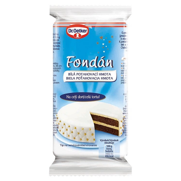 Fondán 200g biela poť.hmota
