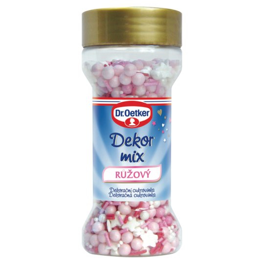Decor zdob.50g ružový mix