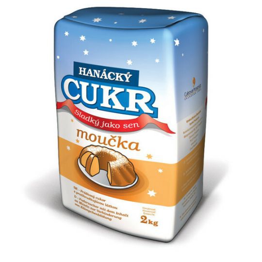 Cukor múčka 1kg Hanácky