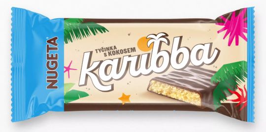 Tyčinka Kariba 80g sójová.tmavá kokos
