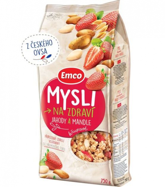 Musli jah.mandle 750g Emco