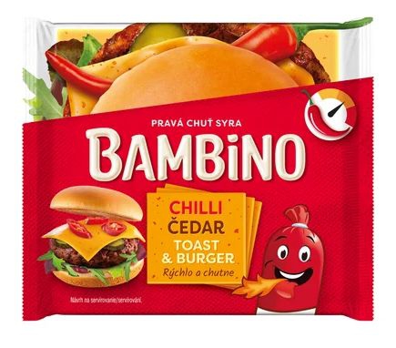 Syr Bambino 120g toast čedar chilli