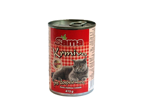 Konz.Sama 415g mačka kura