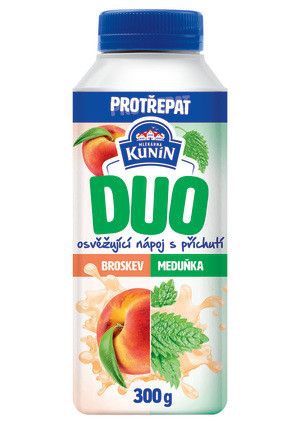 Nápoj jogurtový 300g broskyňa medovka Kunín