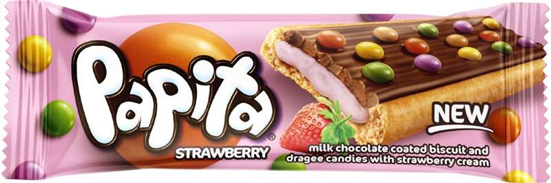 Tyč.Papita 33g jahoda