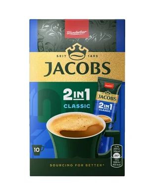 Káva Jacobs 2v1 10x12,4g krab