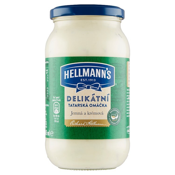 Tatár.omáč.405ml delik.zárHellmans