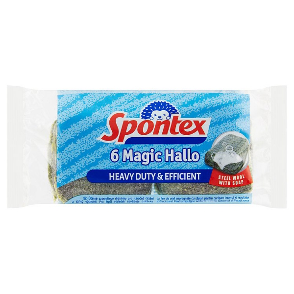 Drátenky nerez.6ks Spontex