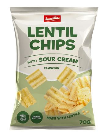 Chips šošovicové kyslá smotana 70gSnackline